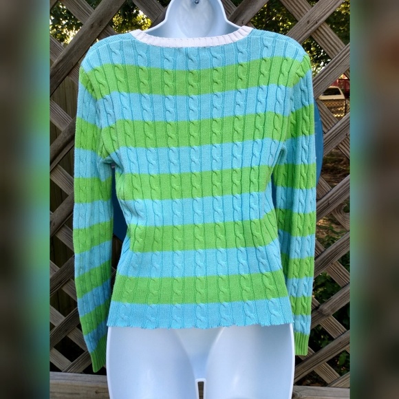 LILY PULITZER Altered Raw Edge Sweater - Picture 2 of 8